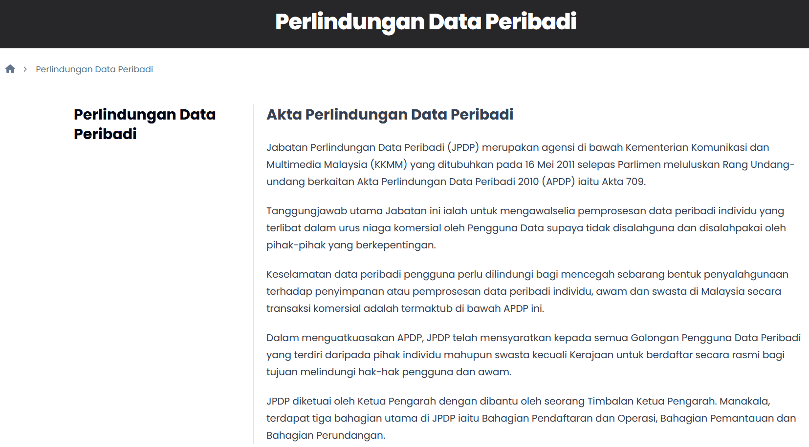 capaian-dataperibadi